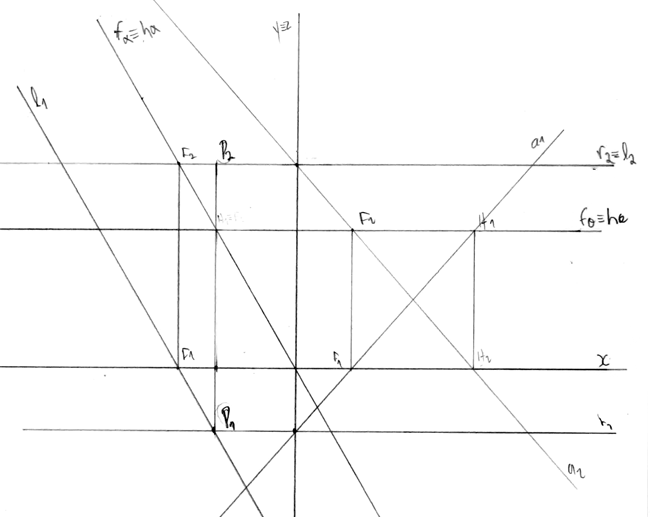 6 exercícios de geometria descritiva