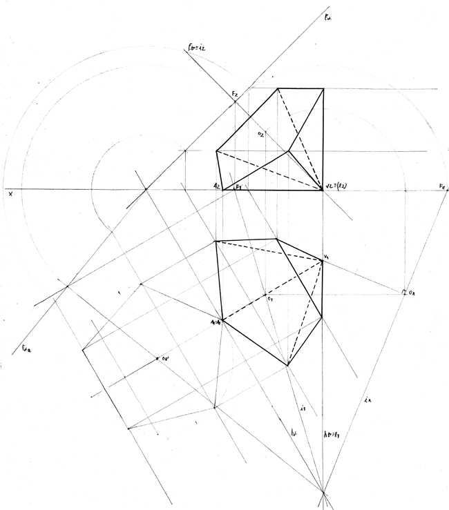 21 exercícios de geometria descritiva